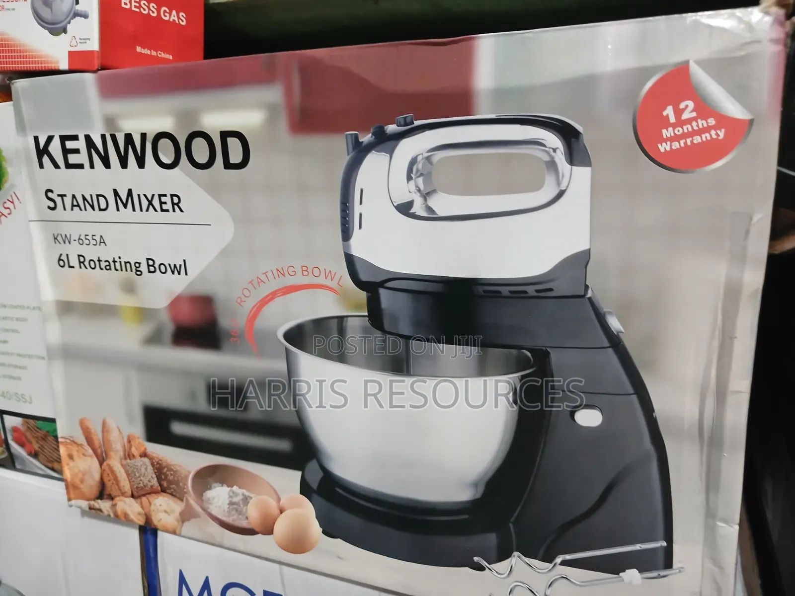 Kenwood Powerful Cake Mixer With Rotating Stainless Bowl