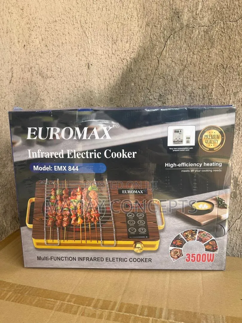 EUROMAX Multi-Function Infrared Electric Cooker | 7-Cooking Function