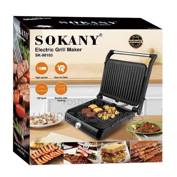 Sokany Electric Grill Maker (Model KJ-202)