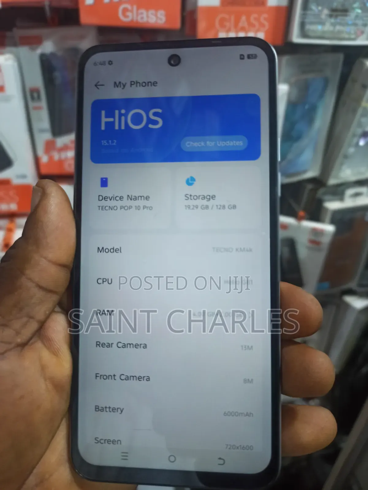 Tecno Pop 10 Pro 128 GB Gold