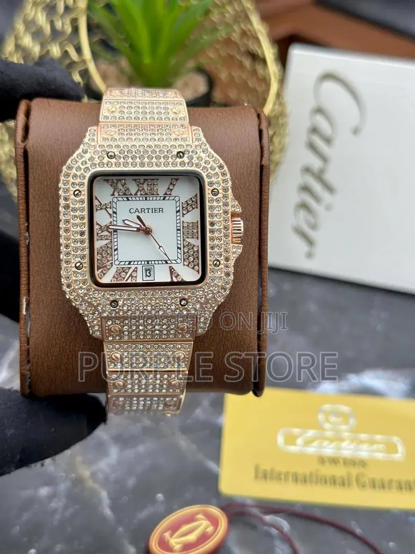 Cartier Fully Iced Watch Unisex Watch