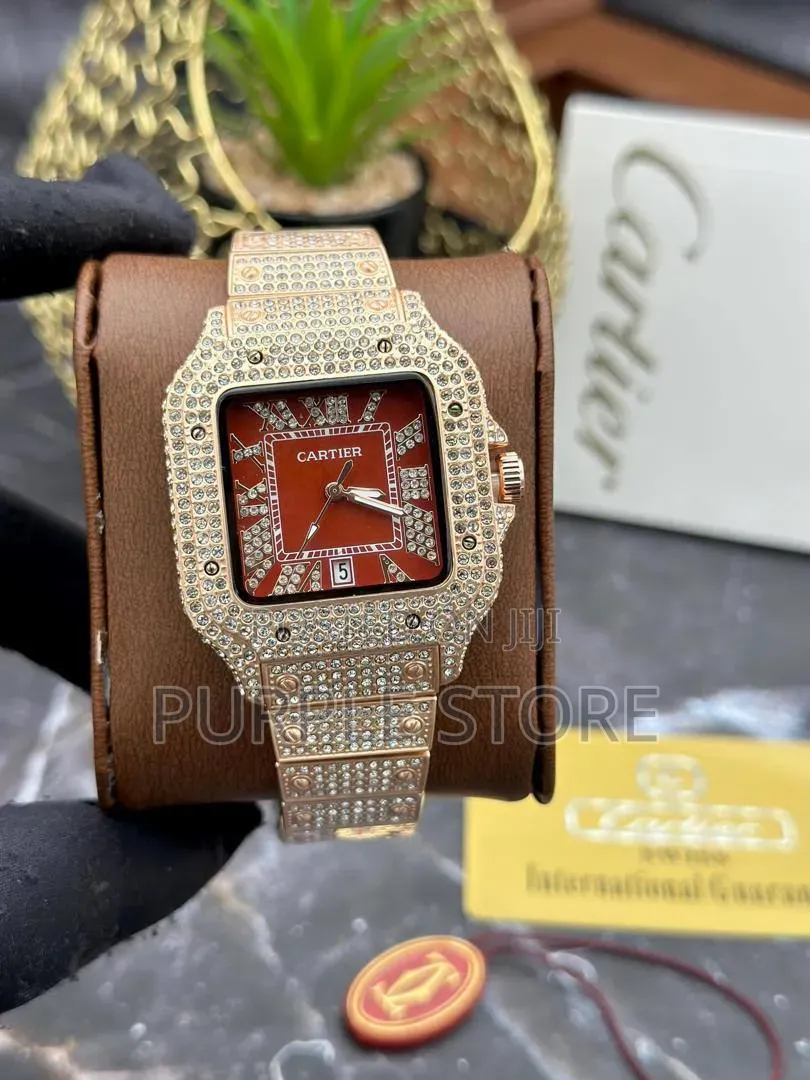 Cartier Fully Iced Watch Unisex Watch