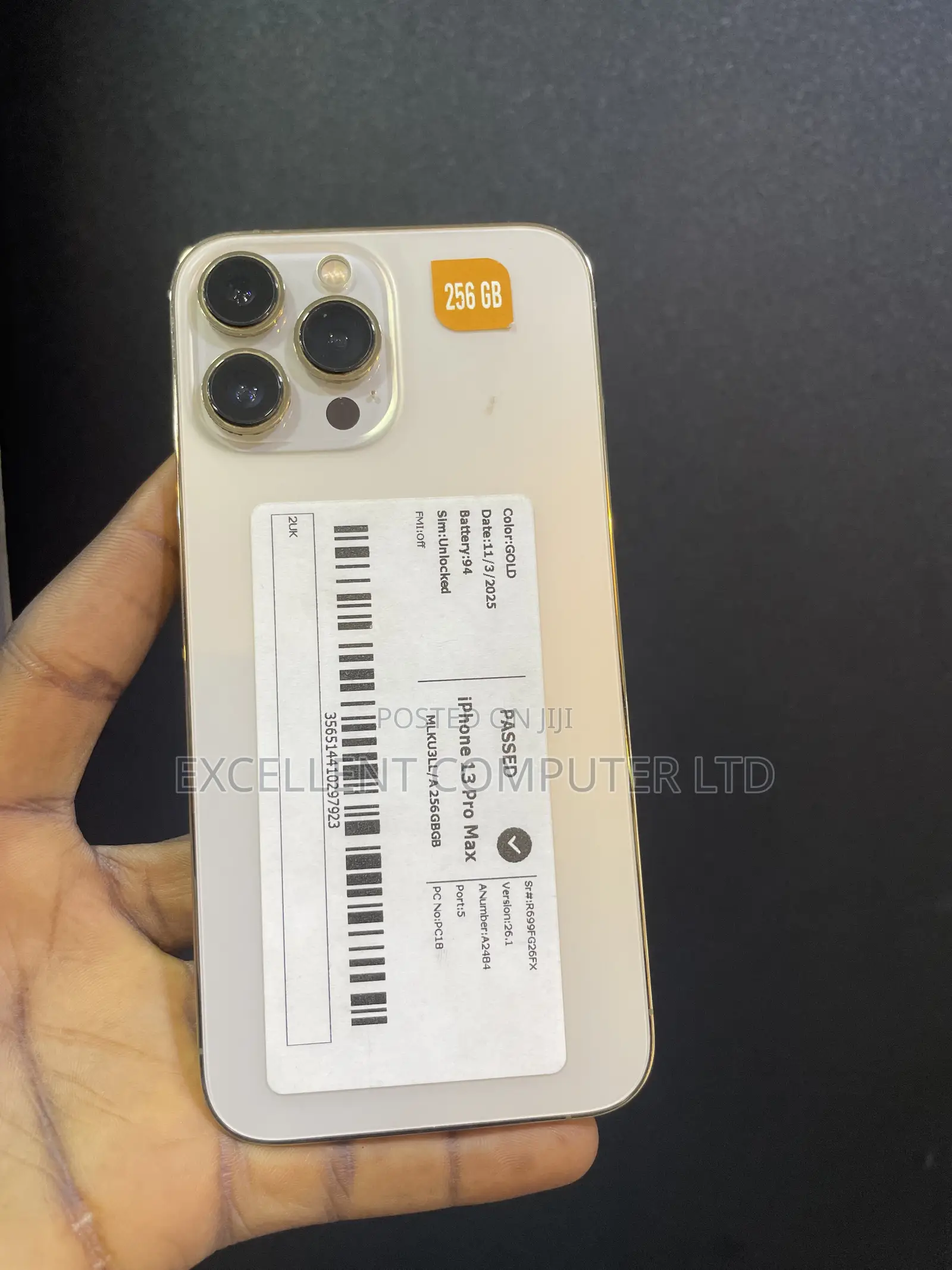 Apple iPhone 13 Pro Max 256 GB Gold