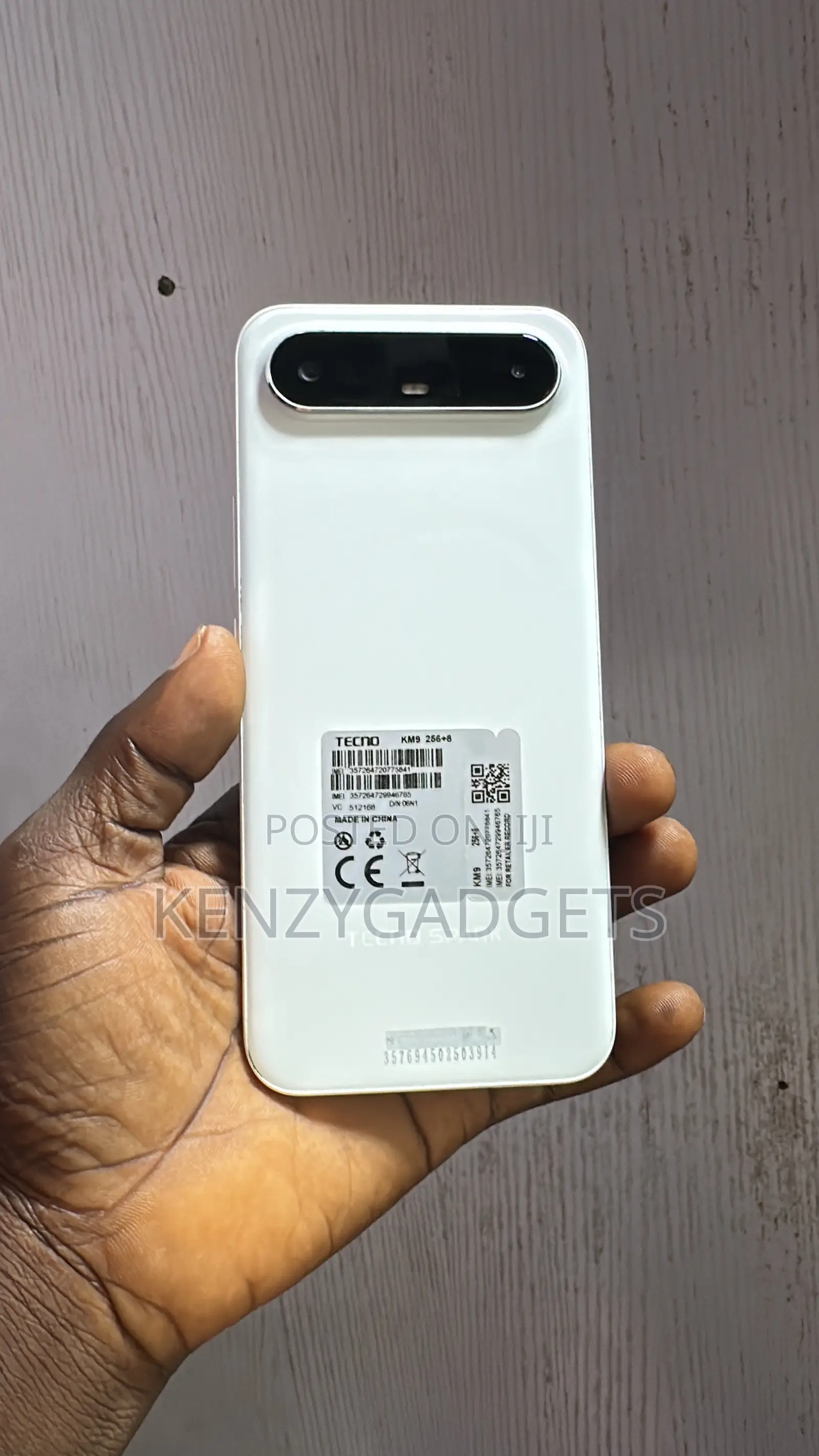 Tecno Spark Slim 256 GB White
