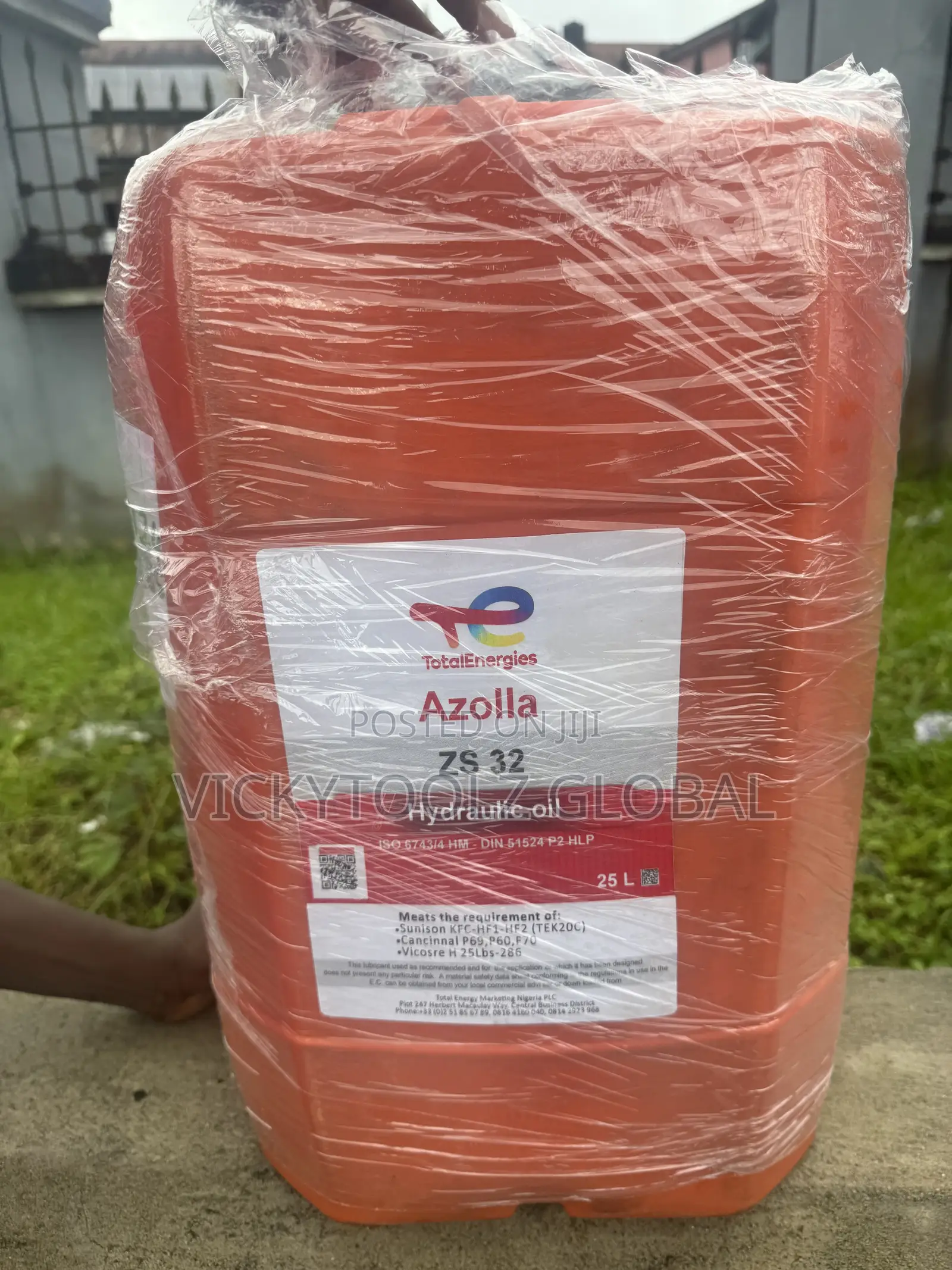 Totalenergies Azolla Zs 32 Hydraulic Fluid ISO VG 32