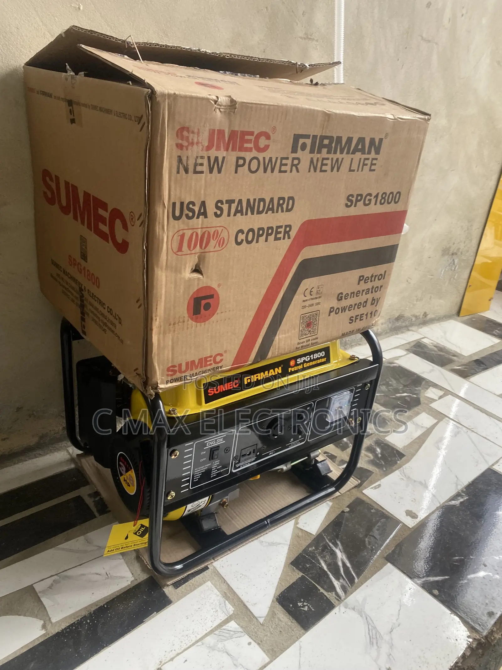 Original FIRMAN 1.5KVA Petrol Generator