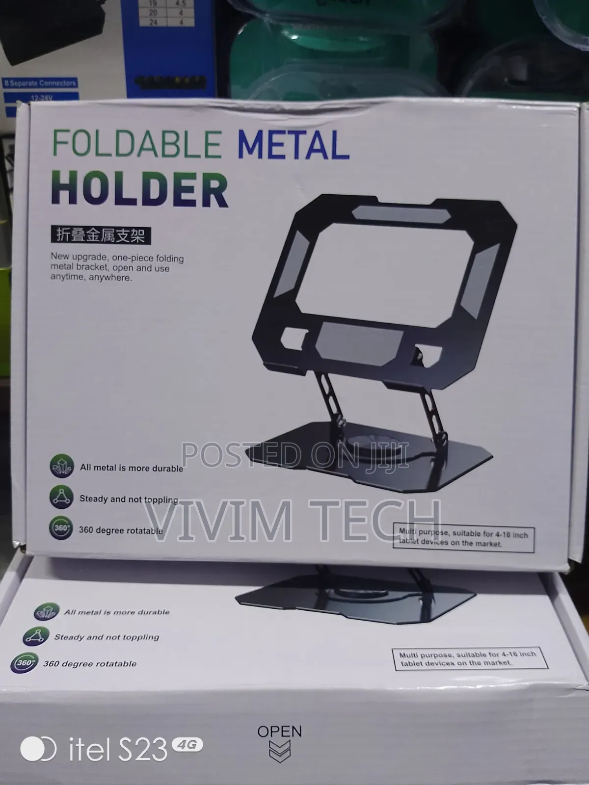 Foldable Metal Laptop Holder
