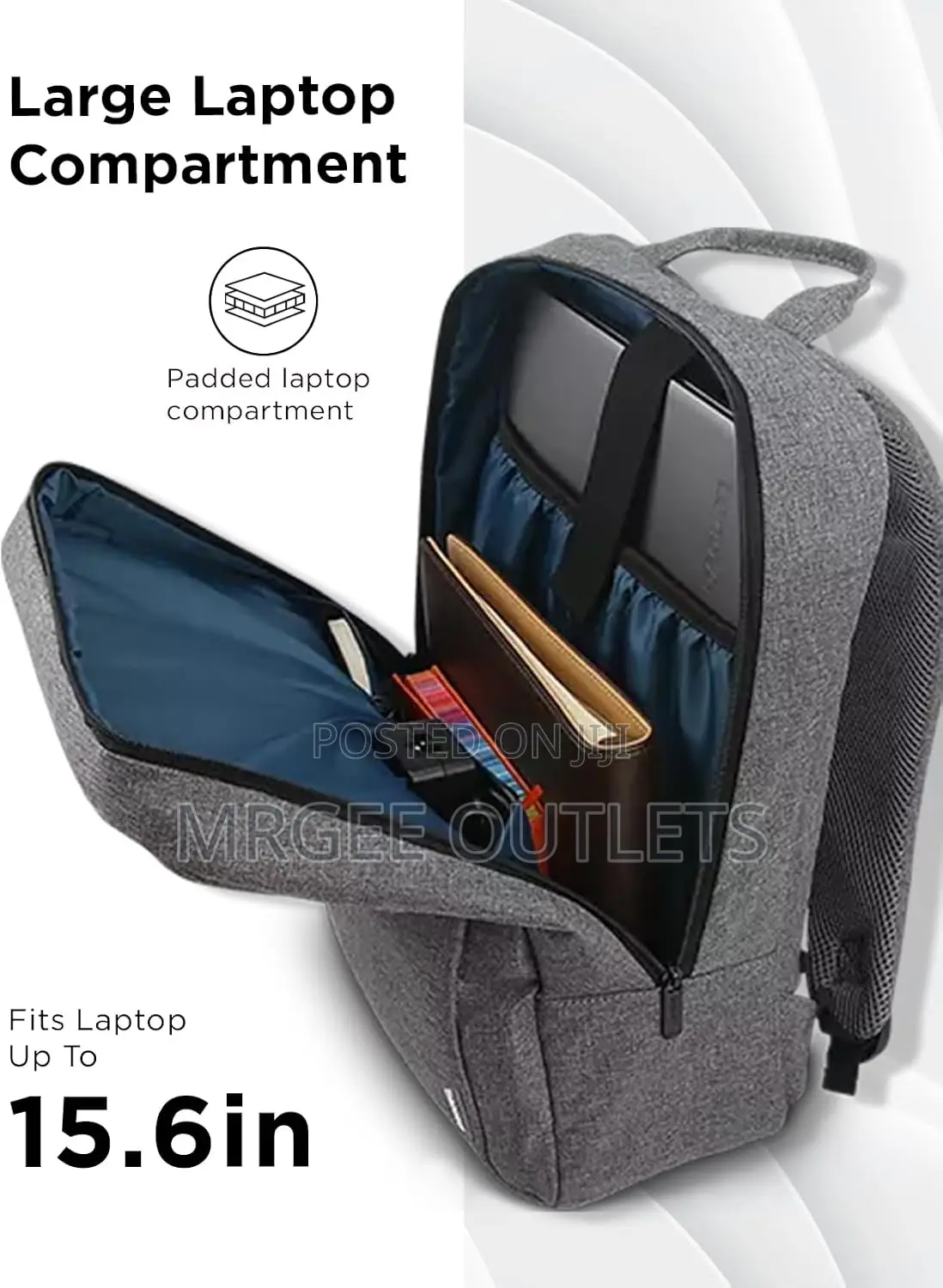 Lenovo Laptop Backpack B210 -15.6inch Padded Laptop/Tablet Compartment