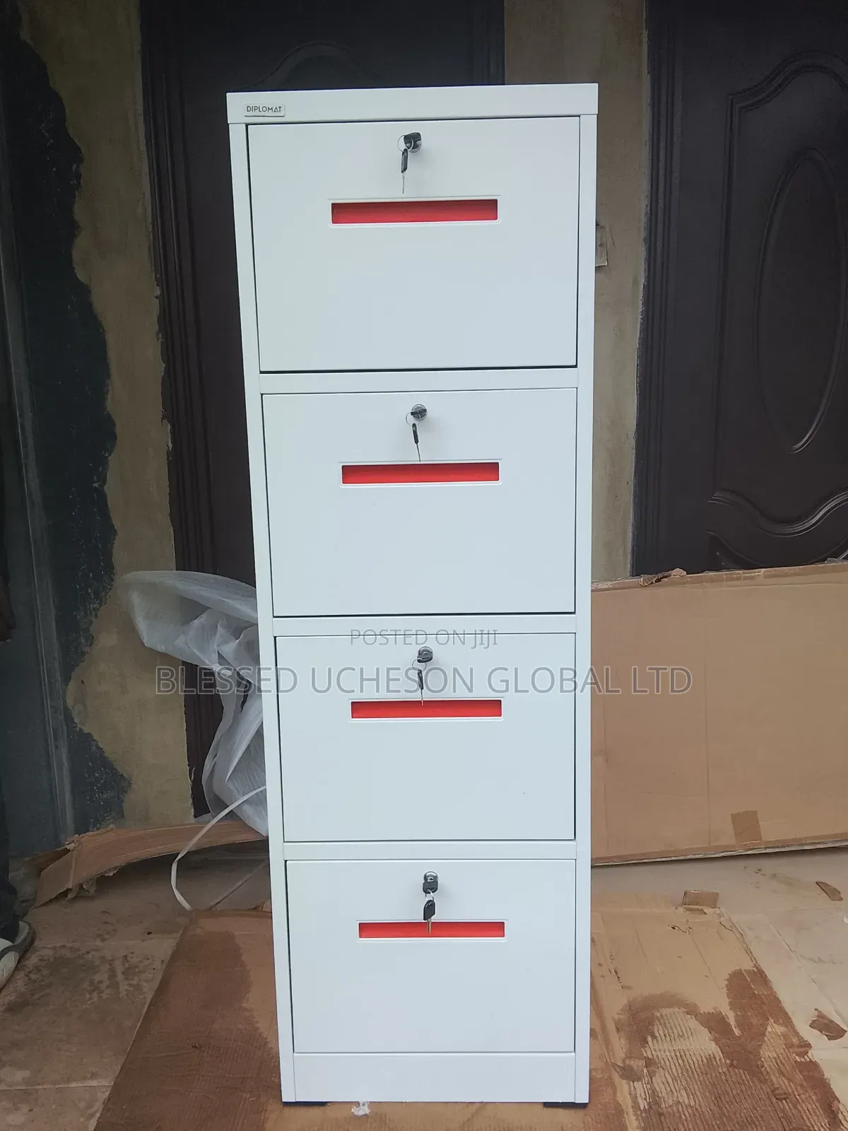 Heavy Duty Separate Key 4-Drawer Steel Filing Cabinet