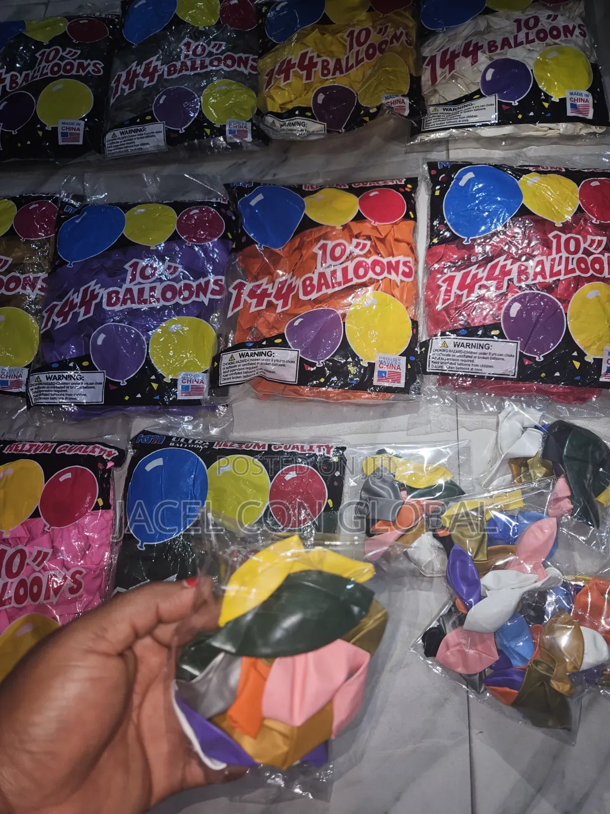 144pcs Colorful Balloons [Available in Various Colors]