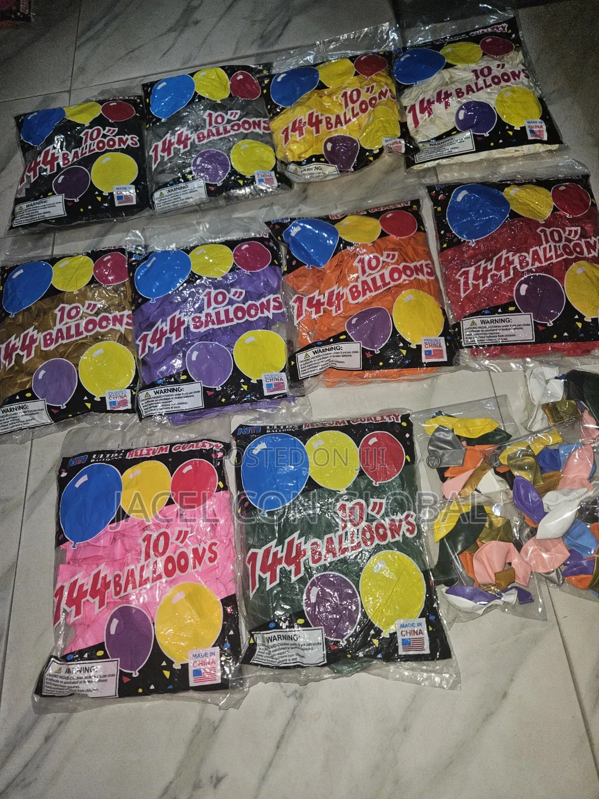 144pcs Colorful Balloons [Available in Various Colors]