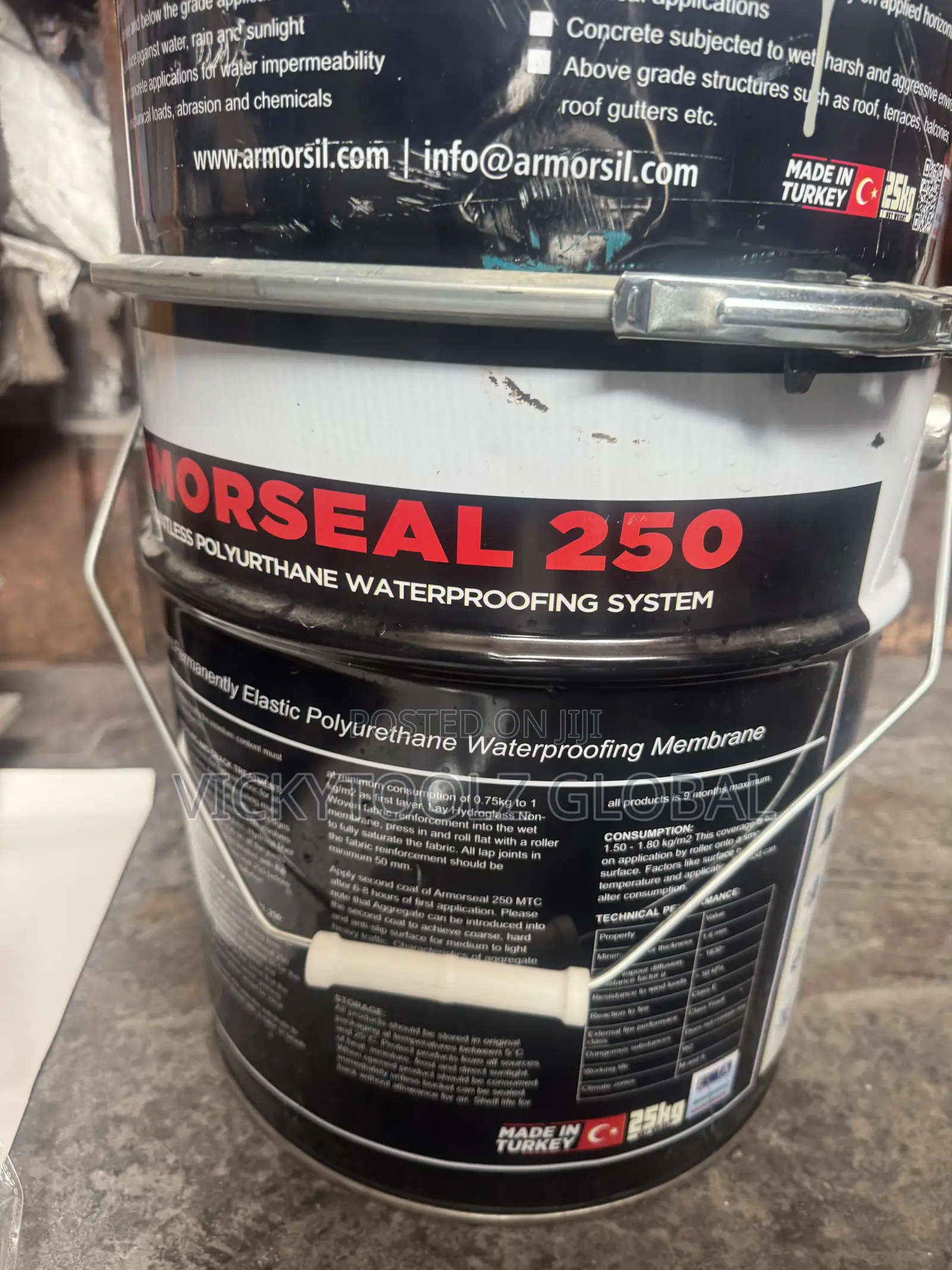 Armosil Armoseal 250 Polyurethane Waterproofing Sealant