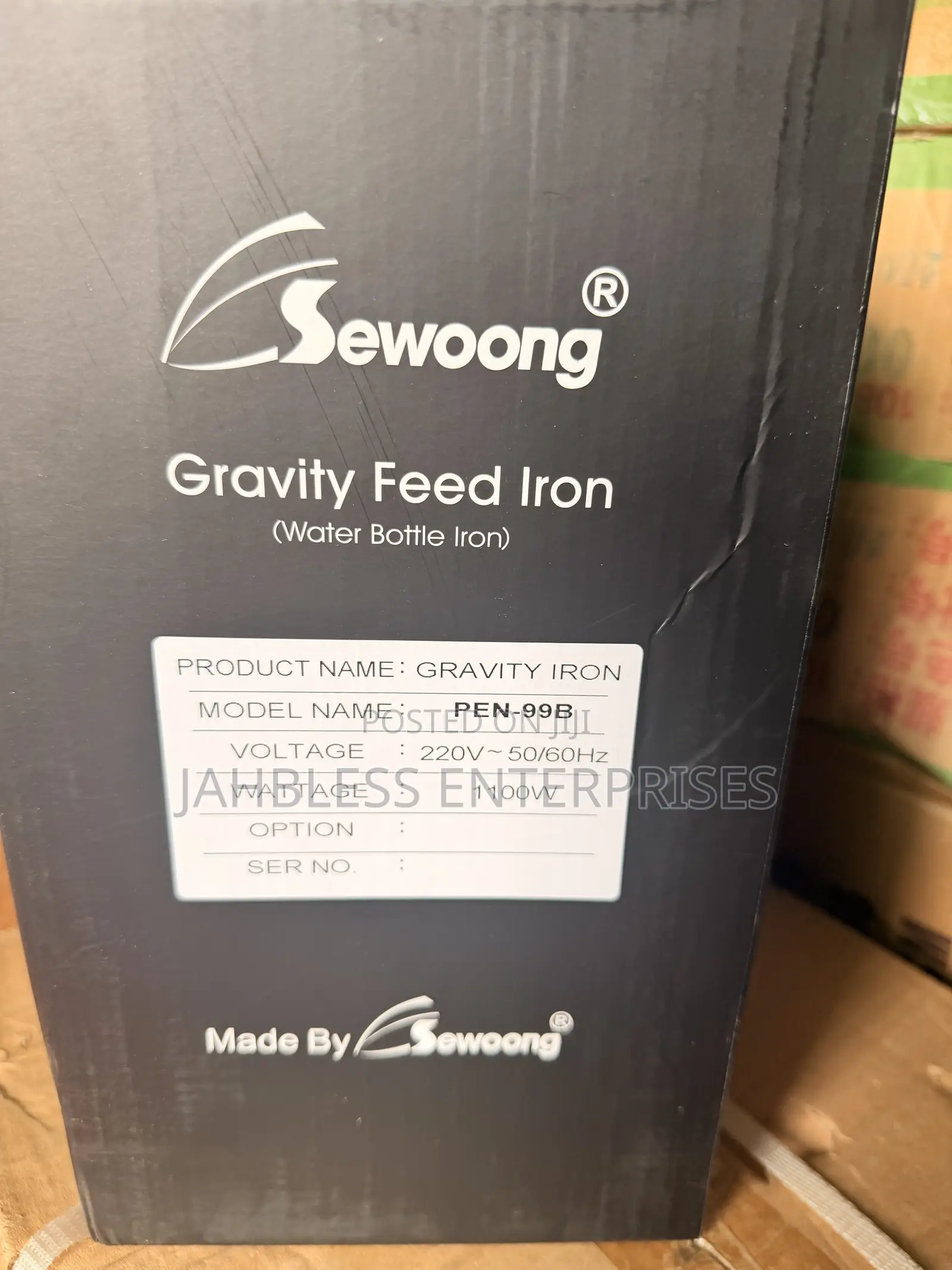 Sewoong Industrial Gravity Steam Iron