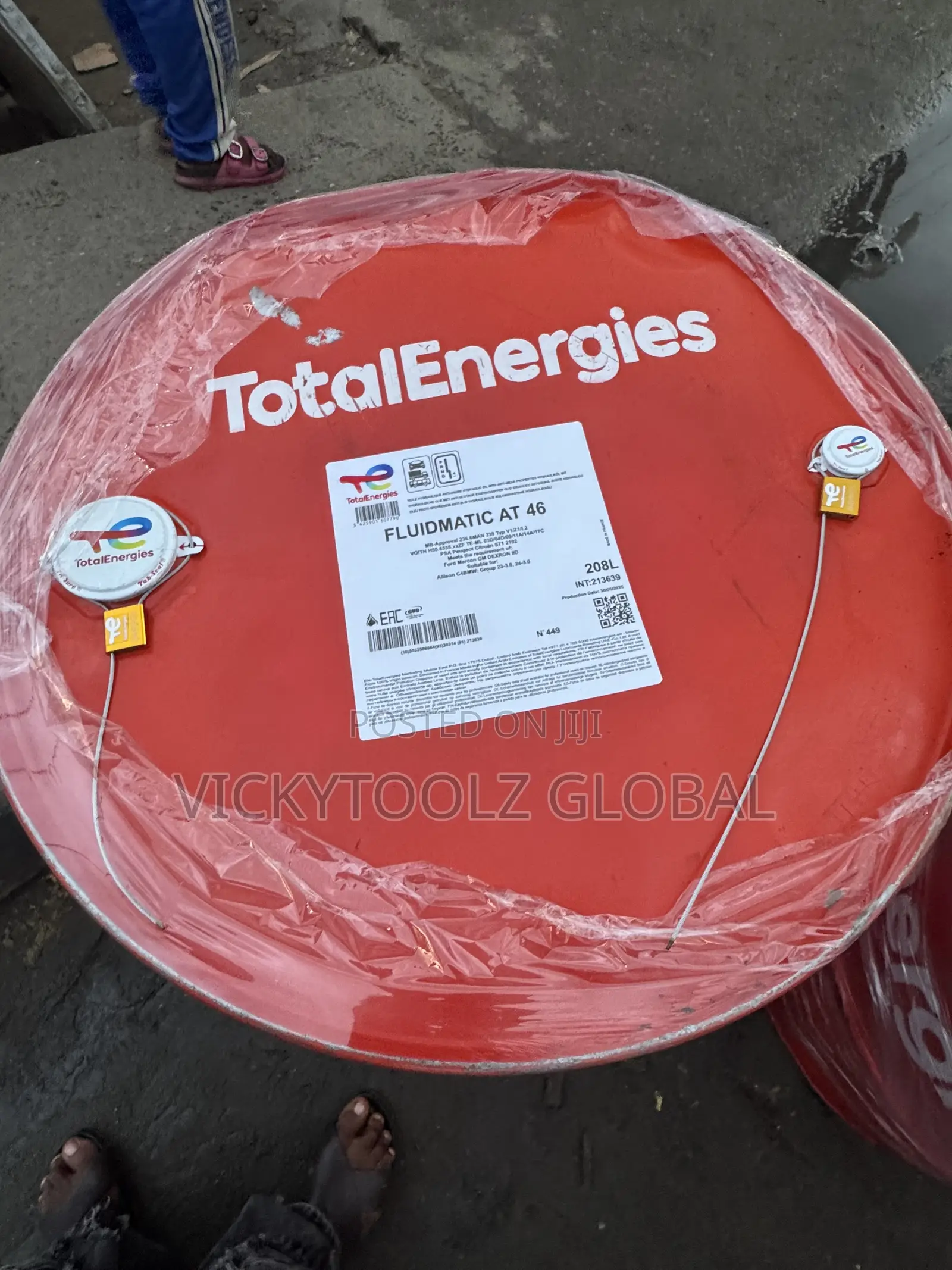 Totalenergies Fluidmatic AT 46 AT 42 Drum