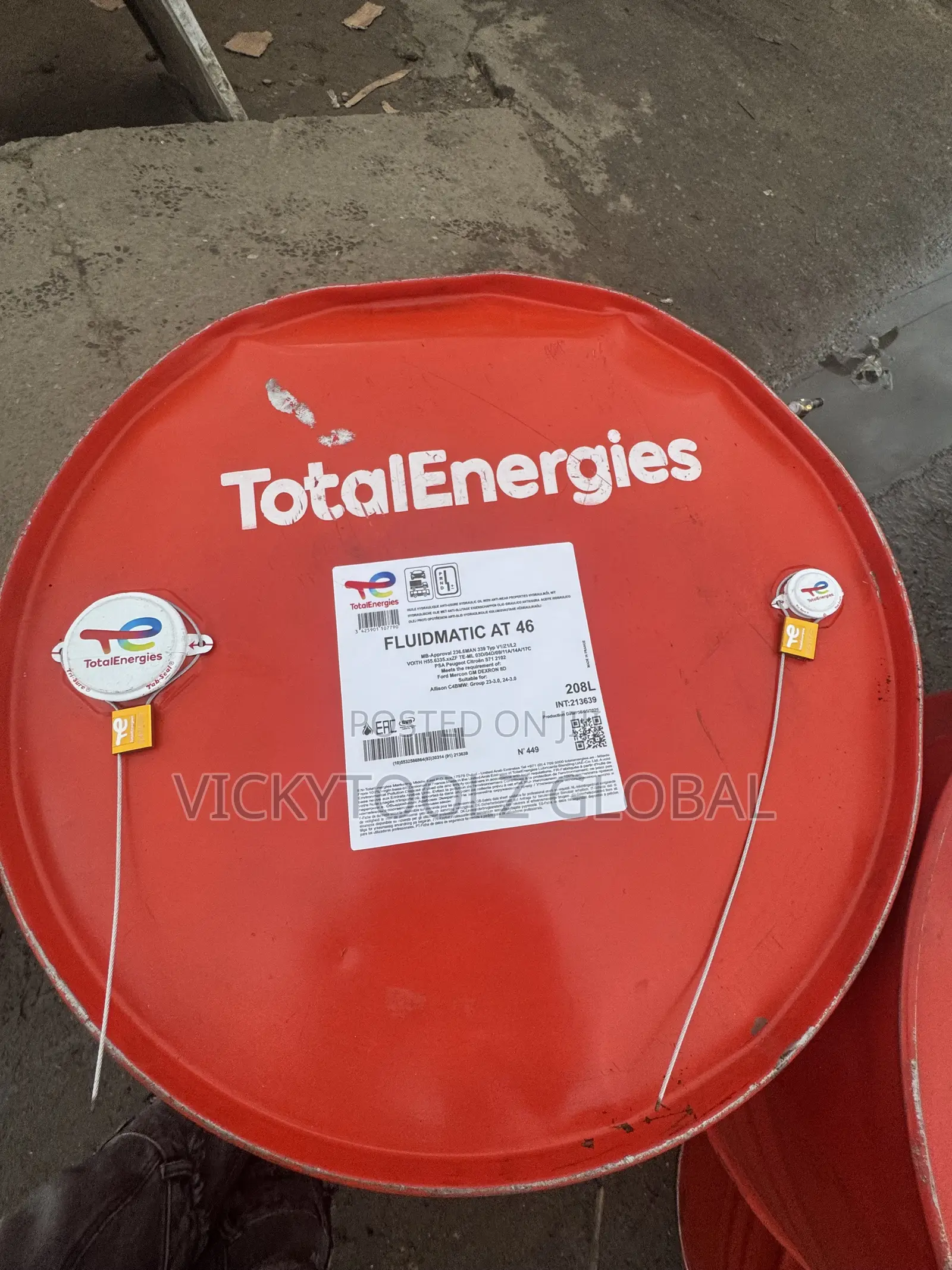Totalenergies Fluidmatic AT 46/42 Drum//208L
