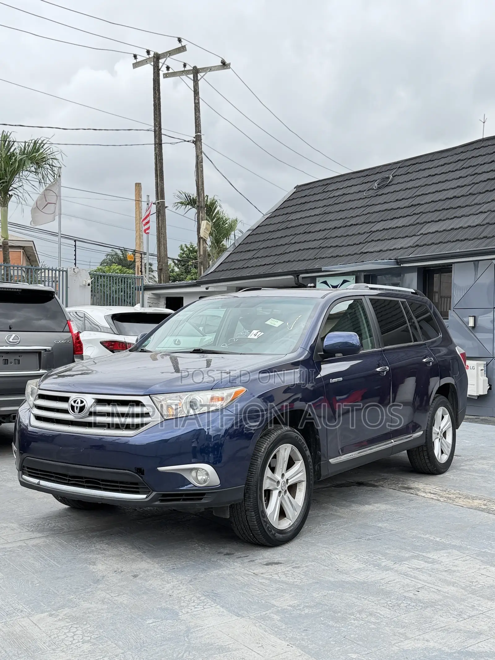 Toyota Highlander 2012 Blue