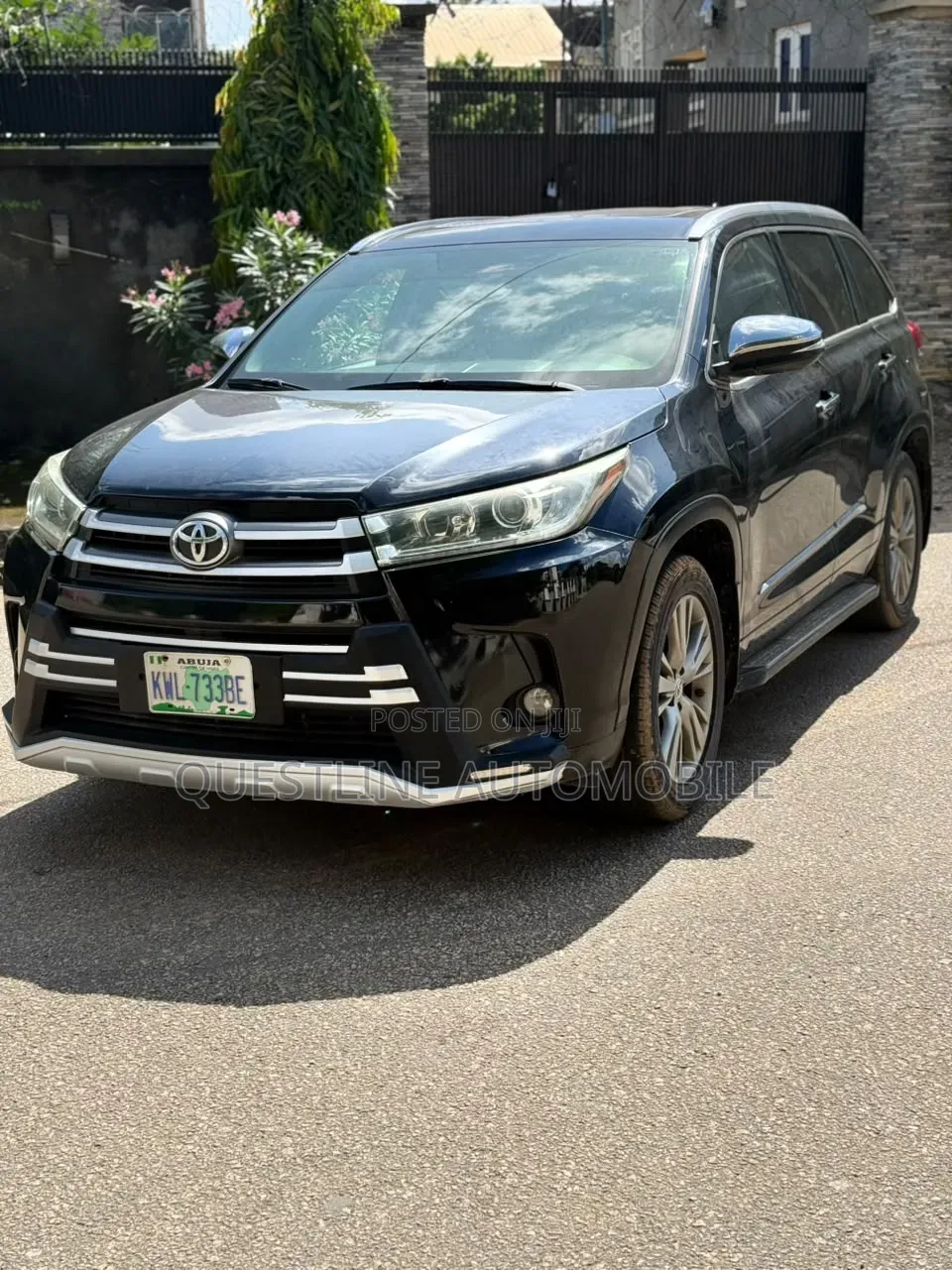 Toyota Highlander Limited V6 4x4 (3.5L 6cyl 6A) 2016 Black