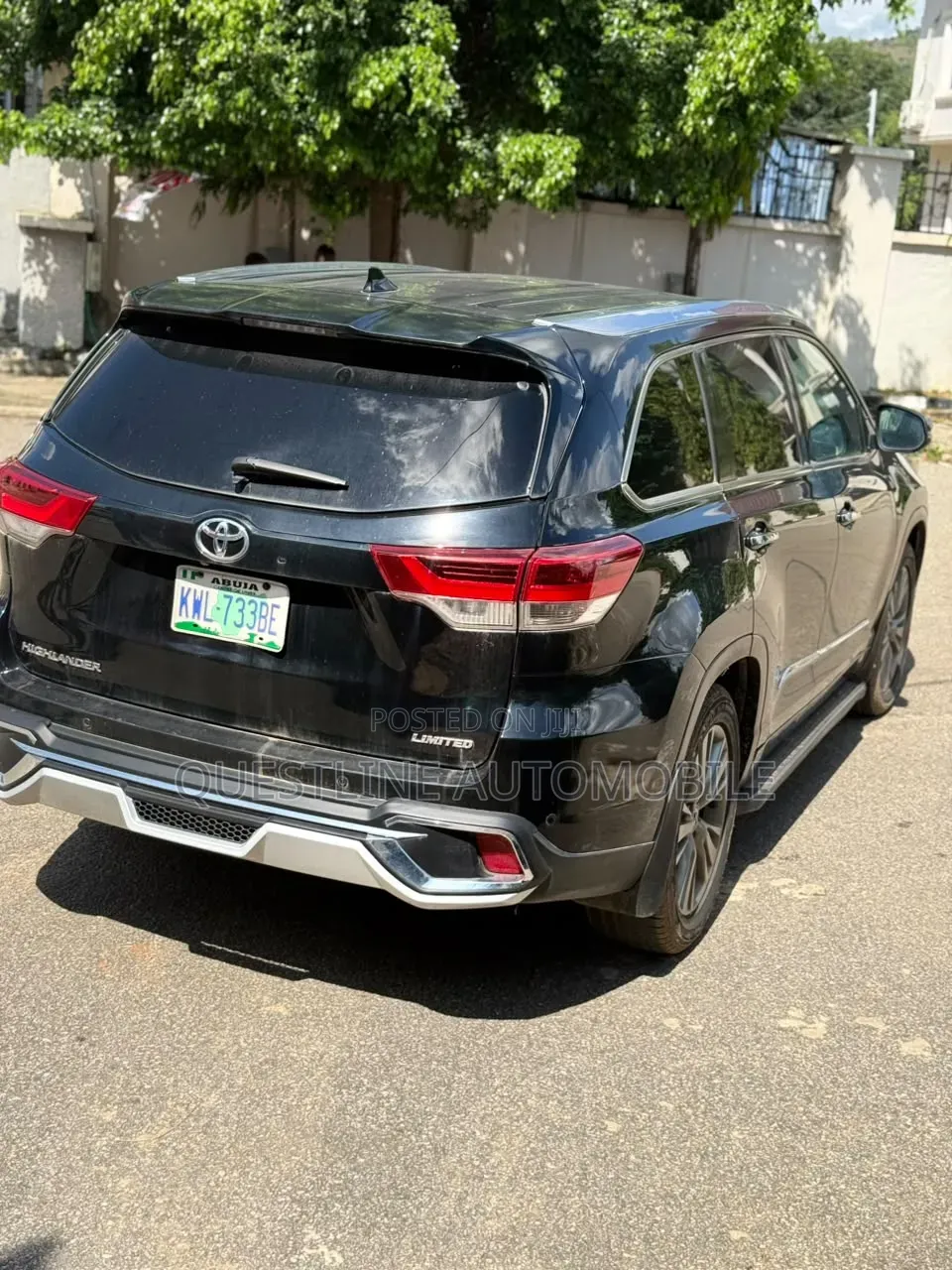 Toyota Highlander Limited V6 4x4 (3.5L 6cyl 6A) 2016 Black