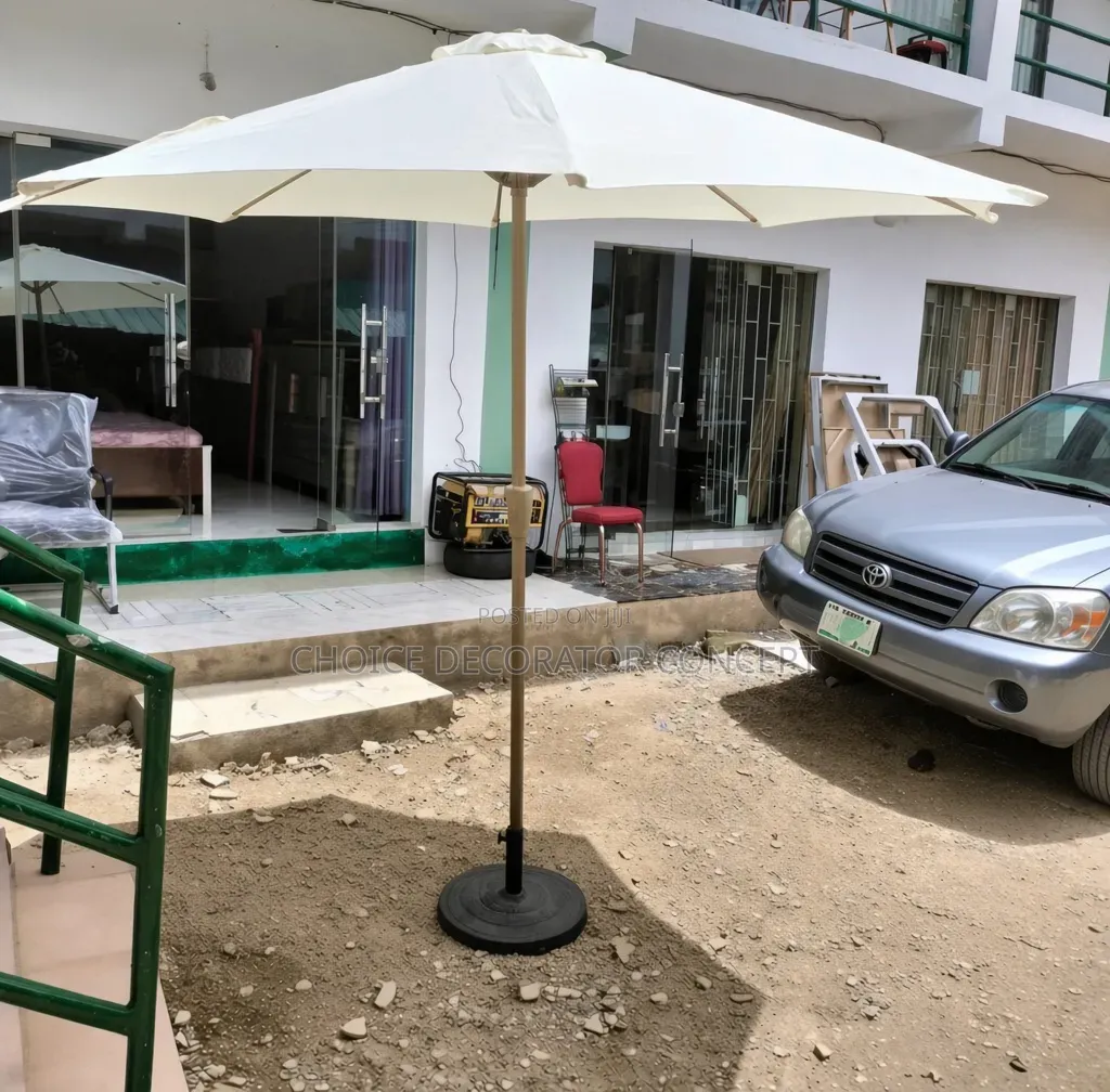 Garden Umbrella (120cm) White