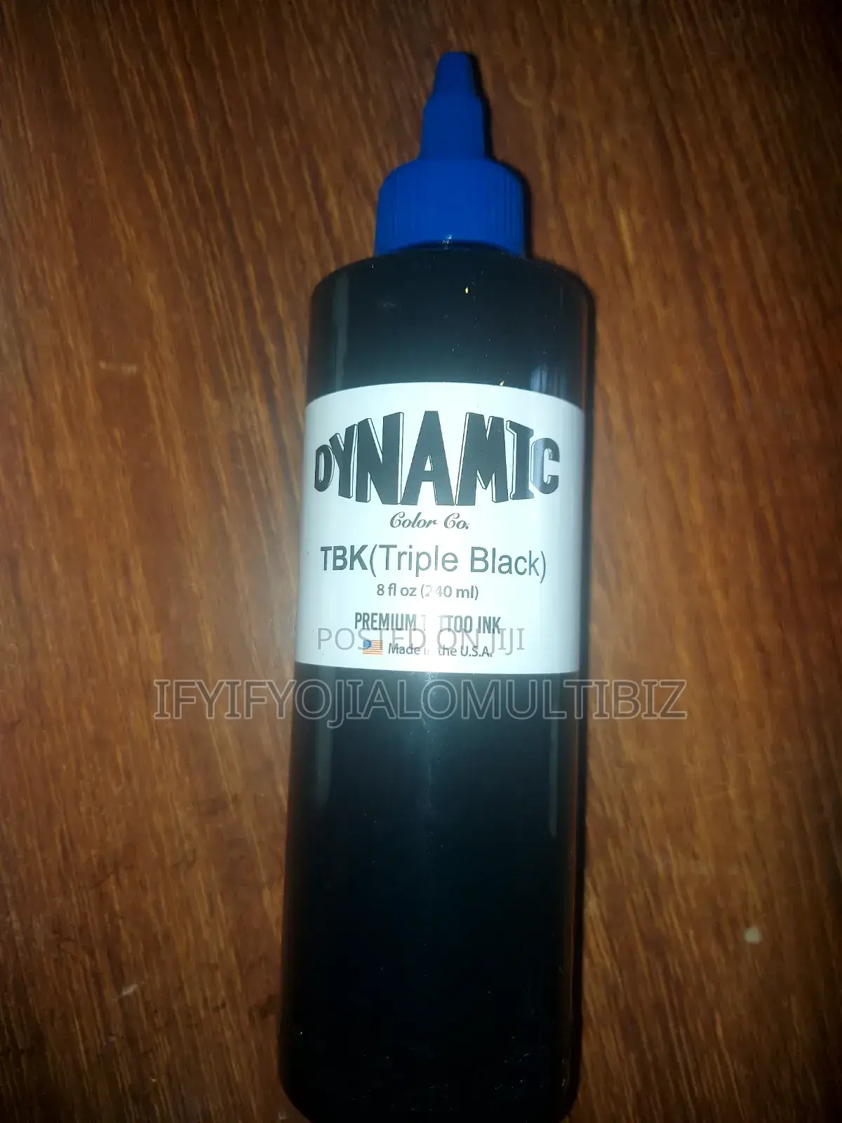 Dynamic TBK (Triple Black) Premium Tattoo Ink (240 Ml)