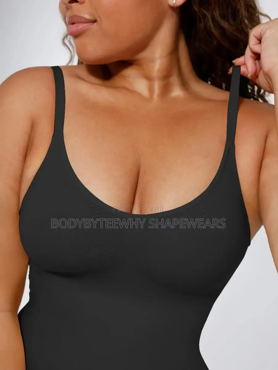 Seamless Open Back Full Body Shaper With Bra