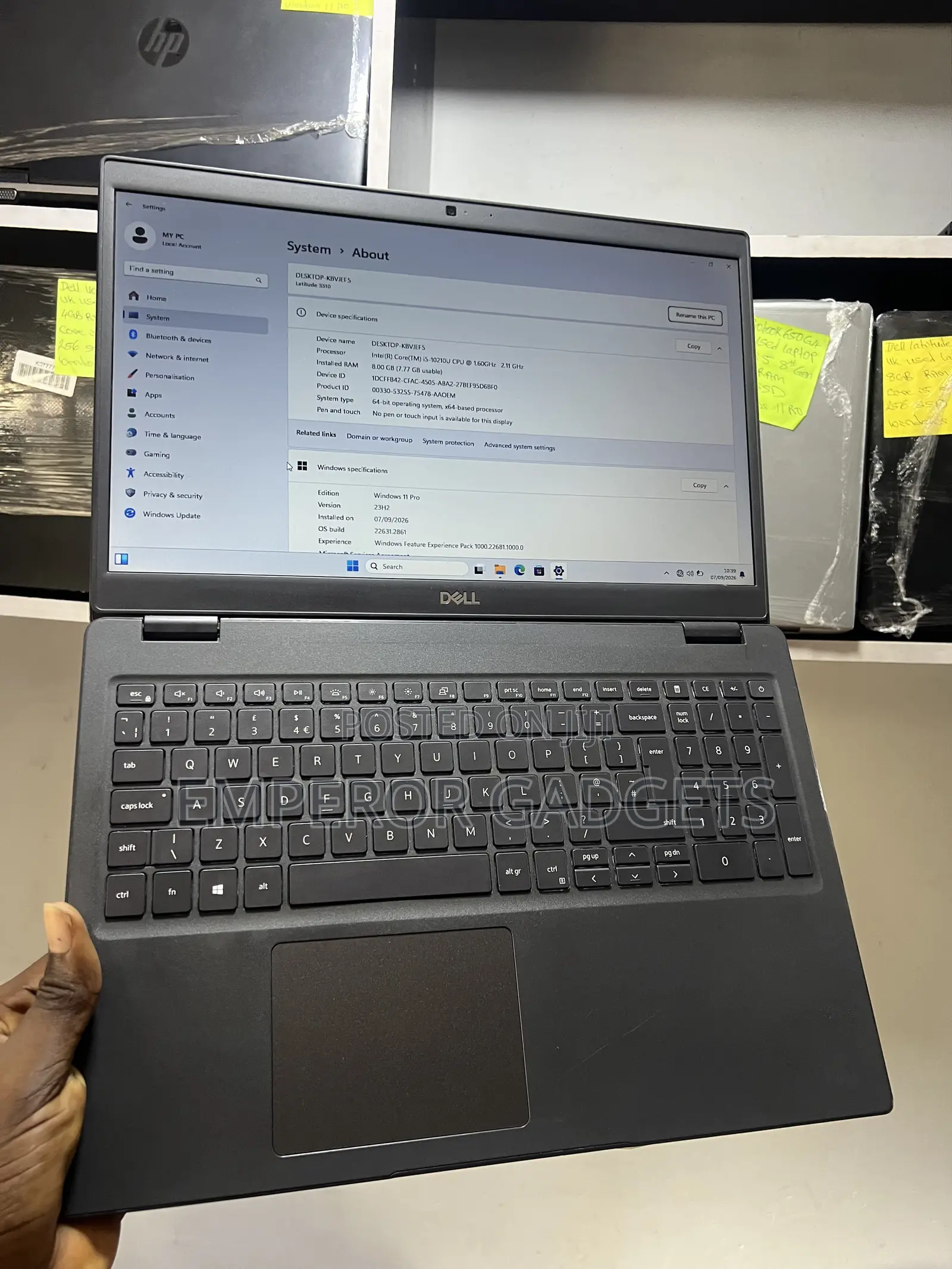 Laptop Dell Latitude 3510 8GB Intel Core i5 SSD 256GB
