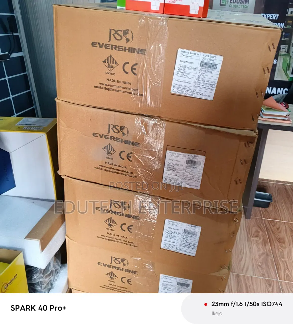 Eastman JRS 5KWH 48v Lithium Rack Battery