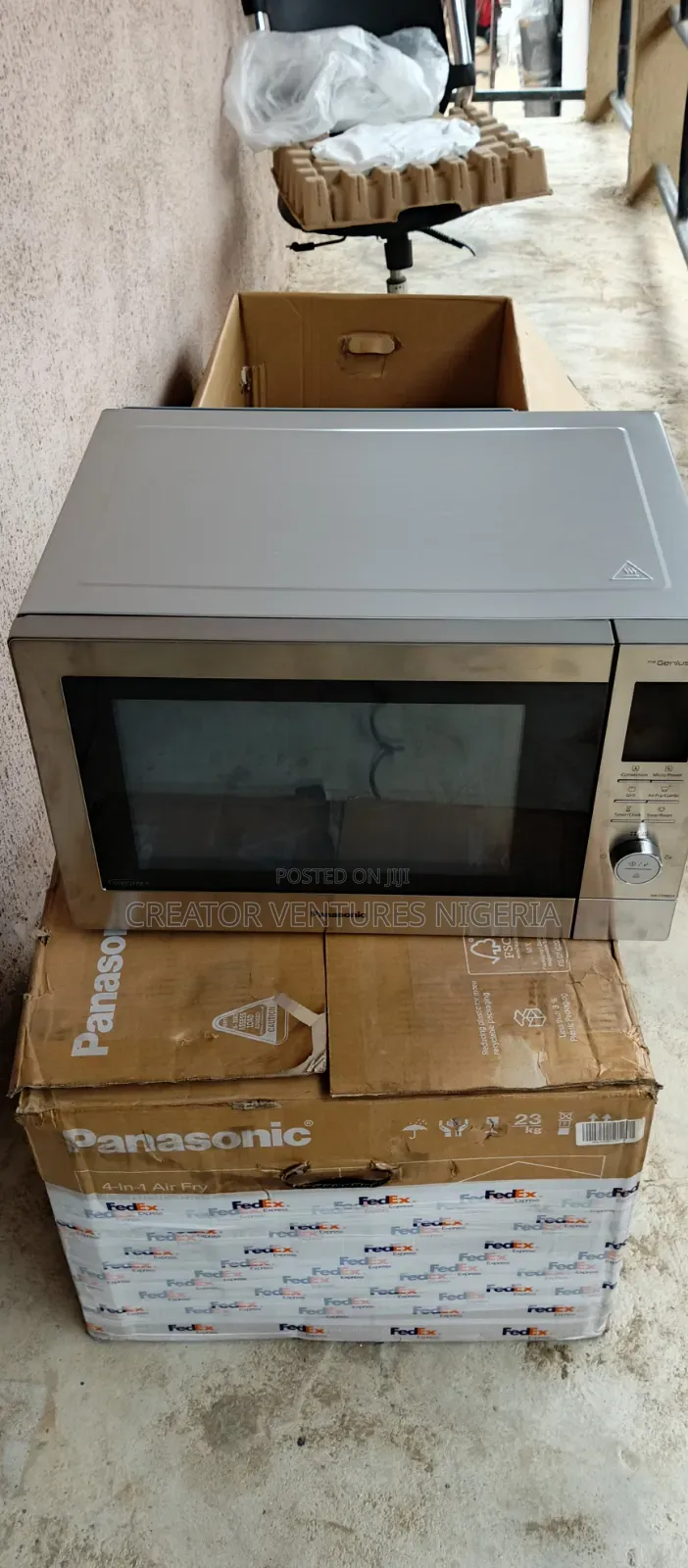 Panasonic Inverter Microwave 4 in 1,34l,combination Stainless Steel.