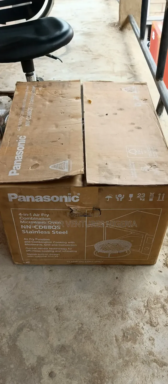 Panasonic Inverter Microwave 4 in 1,34l,combination Stainless Steel.