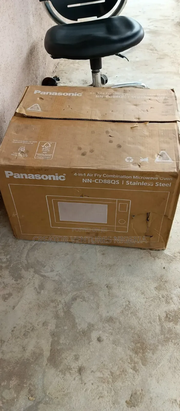 Panasonic Inverter Microwave 4 in 1,34l,combination Stainless Steel.