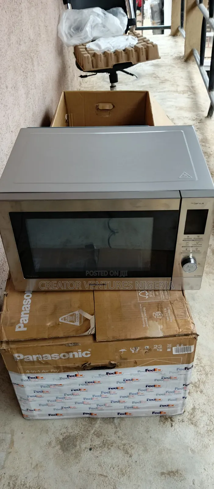 Panasonic Inverter Microwave 4 in 1,34l,combination Stainless Steel.