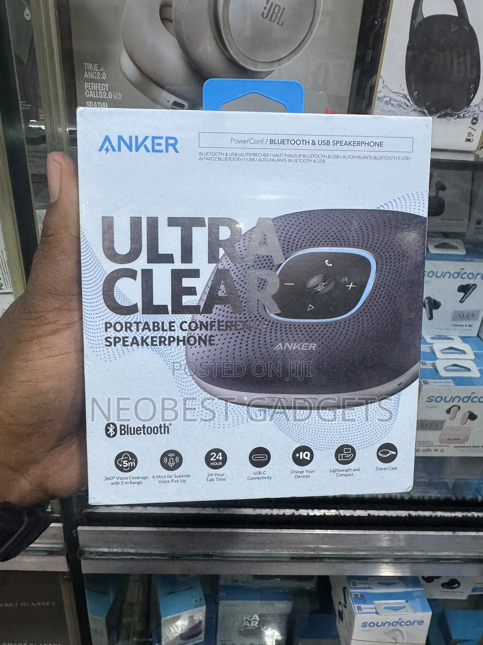 Anker Ultra Clear Portable Conference Speakerphone