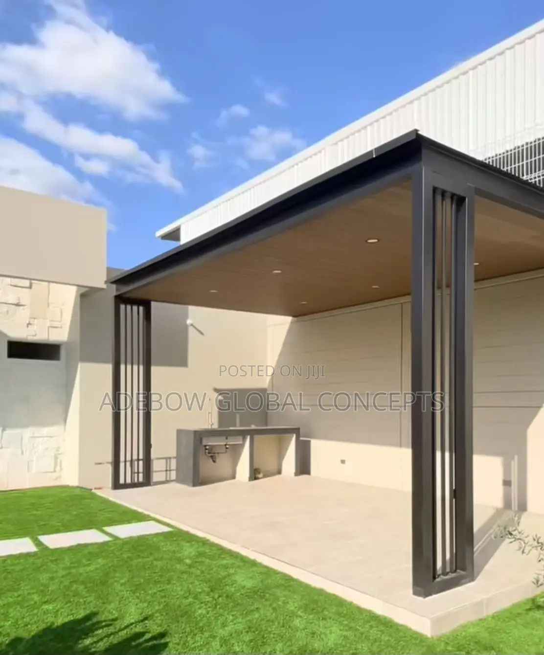 Modern Pergola Carport, Gazebo Design, Fabrication and Installation