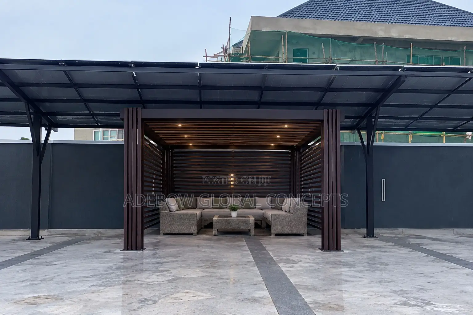 Modern Pergola Carport, Gazebo Design, Fabrication and Installation
