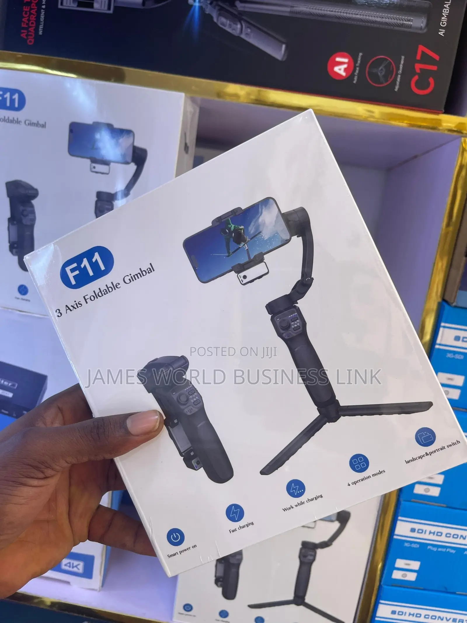 F11 Ai Camera Phone Gimbal With Tracking