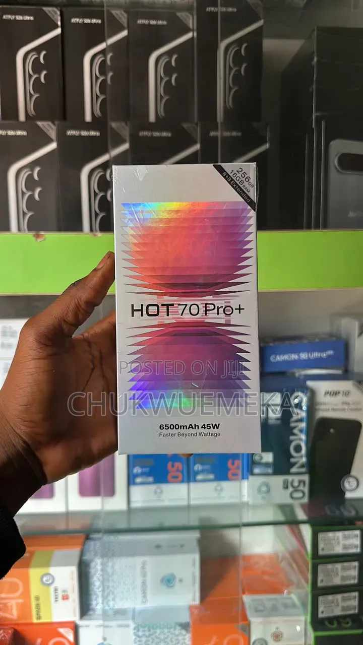 New Infinix Hot 70 256 GB Gray