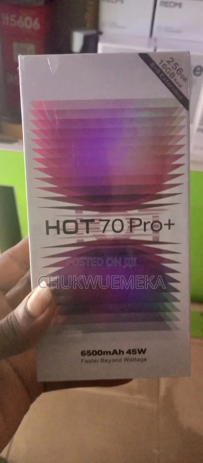 New Infinix Hot 70 256 GB Gray
