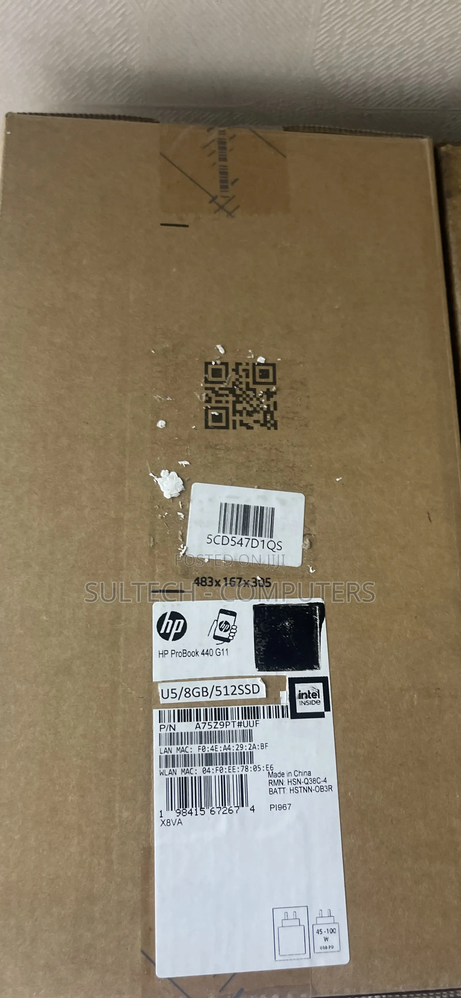 New Laptop HP ProBook 440 8GB Intel Core Ultra 5 SSD 512GB