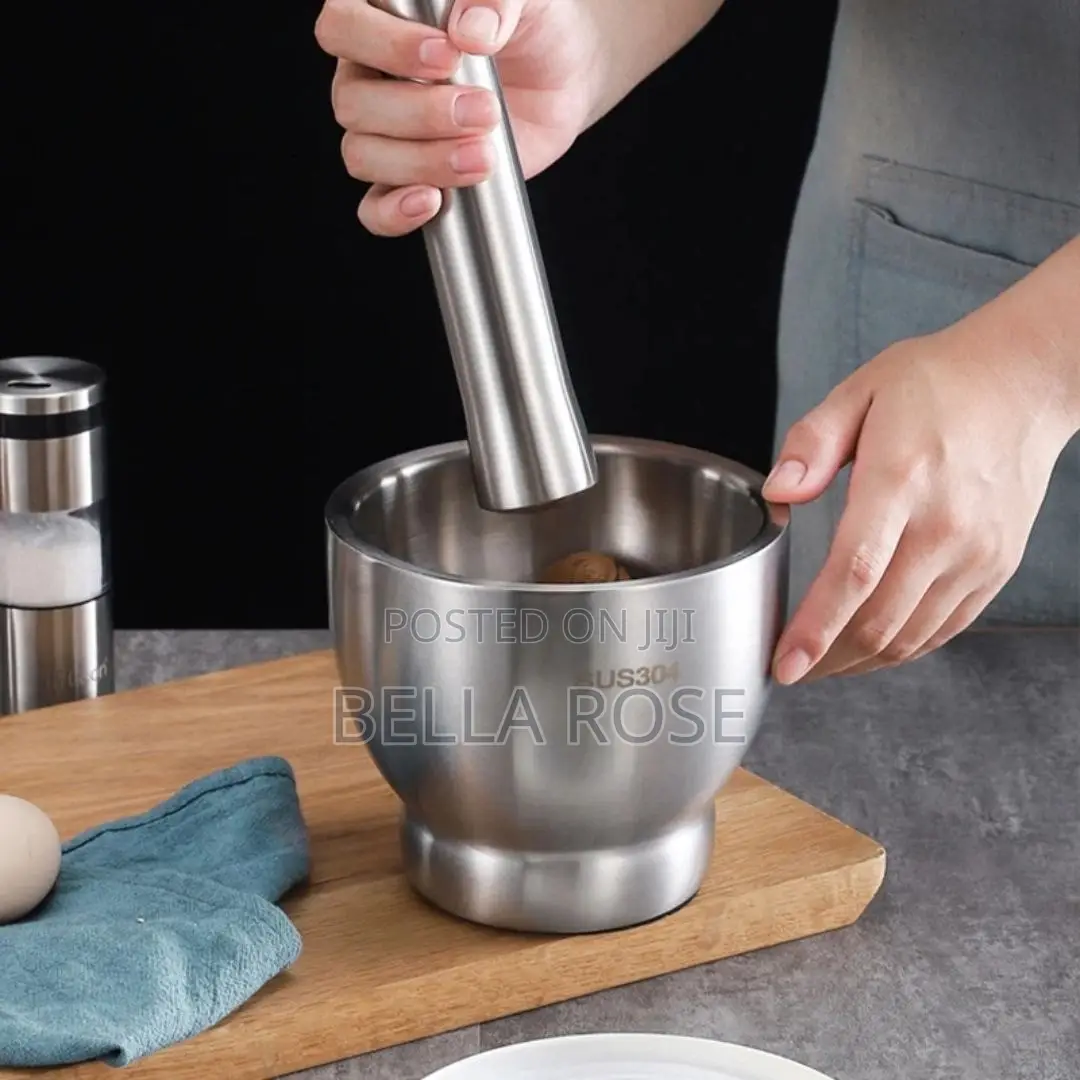 Stainless Steel Morta and Pestle