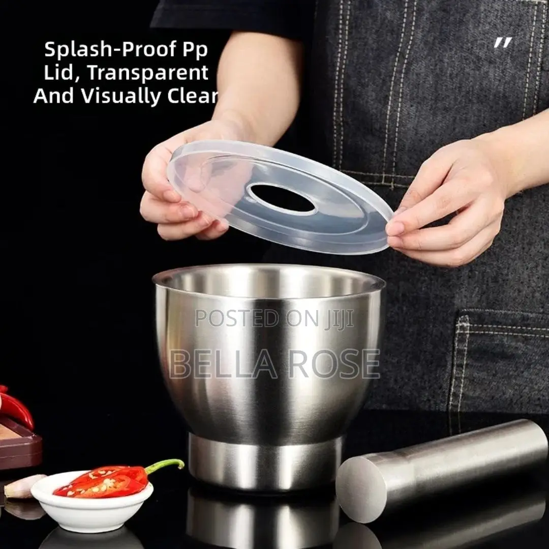Stainless Steel Morta and Pestle