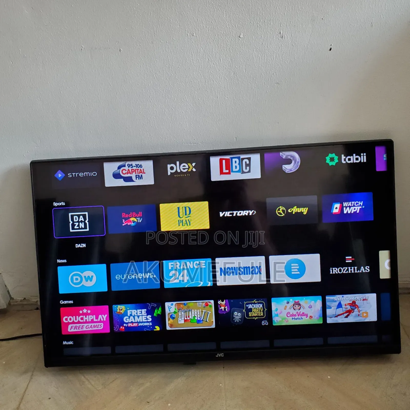 JVC Smart TV 32 Inches Full Display With Free Netflix Account