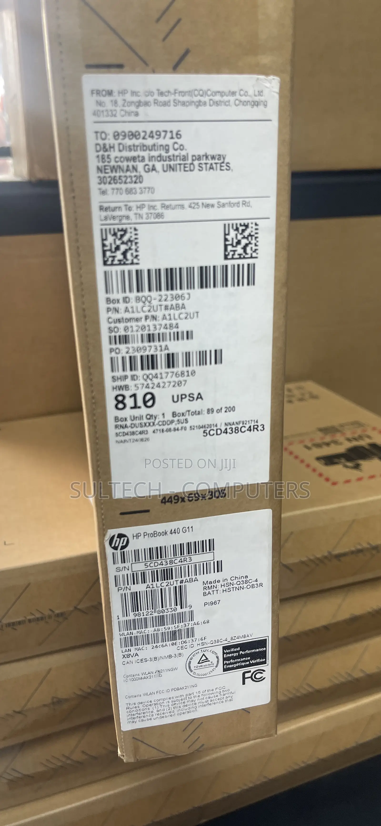 New Laptop HP ProBook 440 8GB Intel Core Ultra 5 SSD 512GB