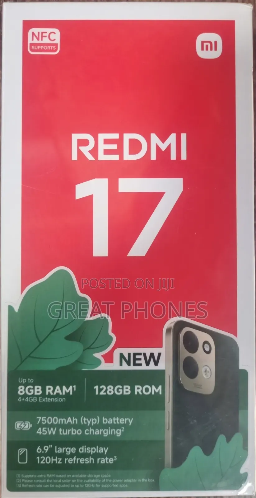 New Xiaomi Redmi 17 128 GB