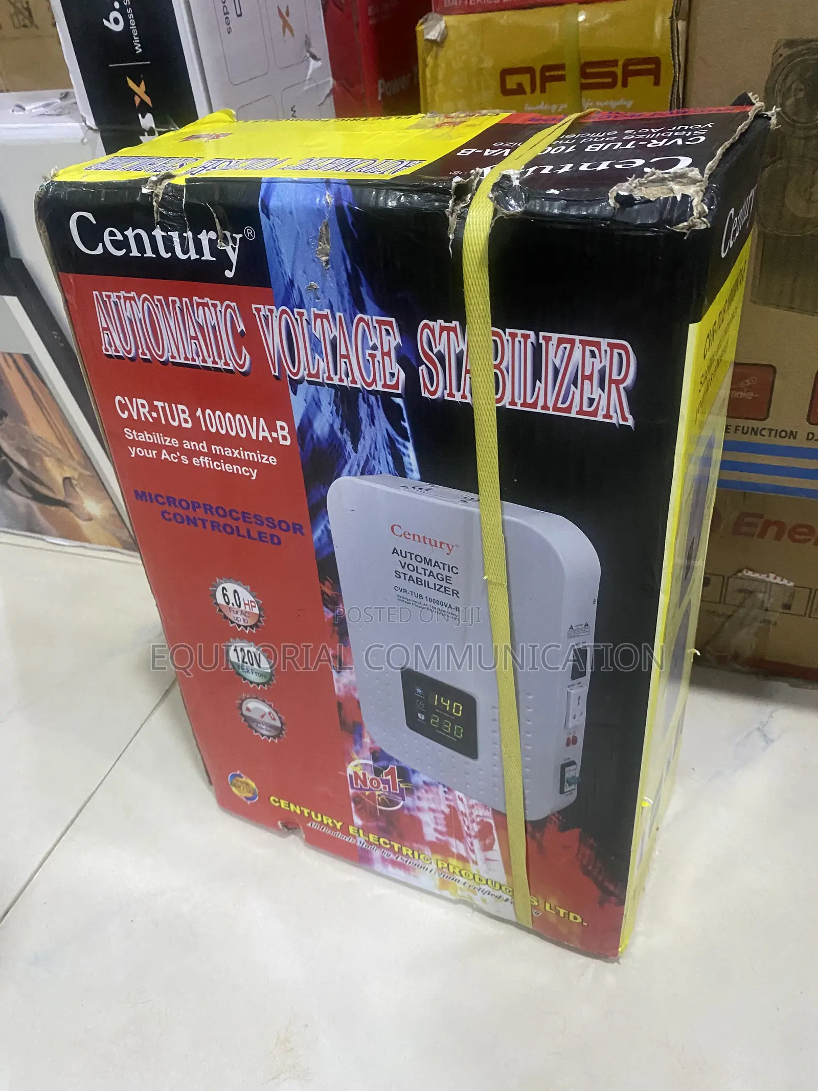 Century CVR-TUB 10000va-B Automatic Power Stabilizer 120V 6.0HP