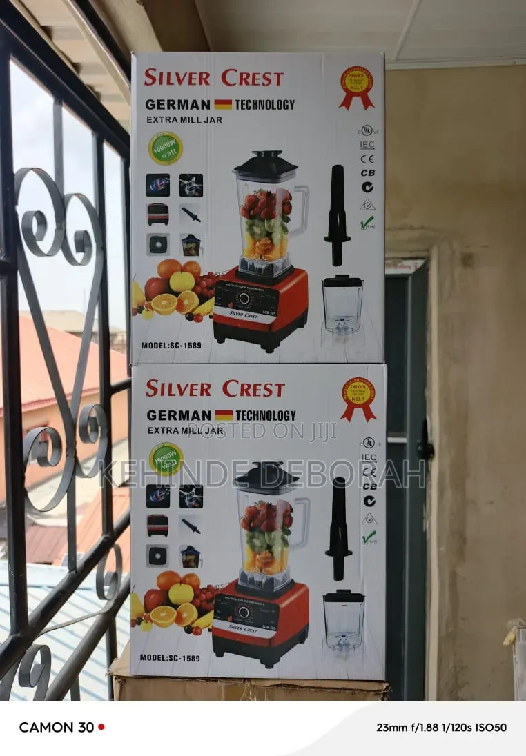 2litrs Silver Crest Blender