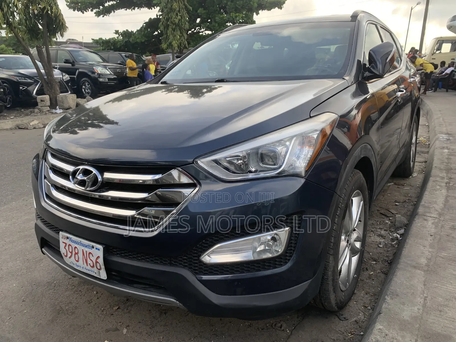 Hyundai Santa Fe 2015 Blue