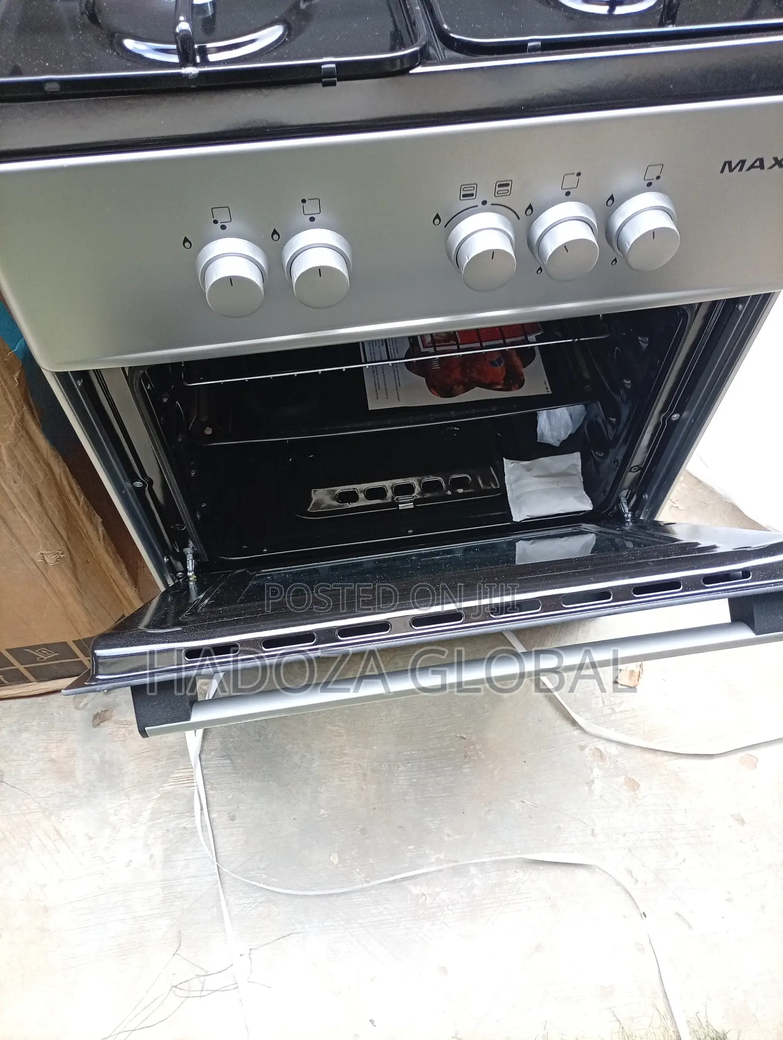 Maxi 60×60 4-Burner Gas Cooker