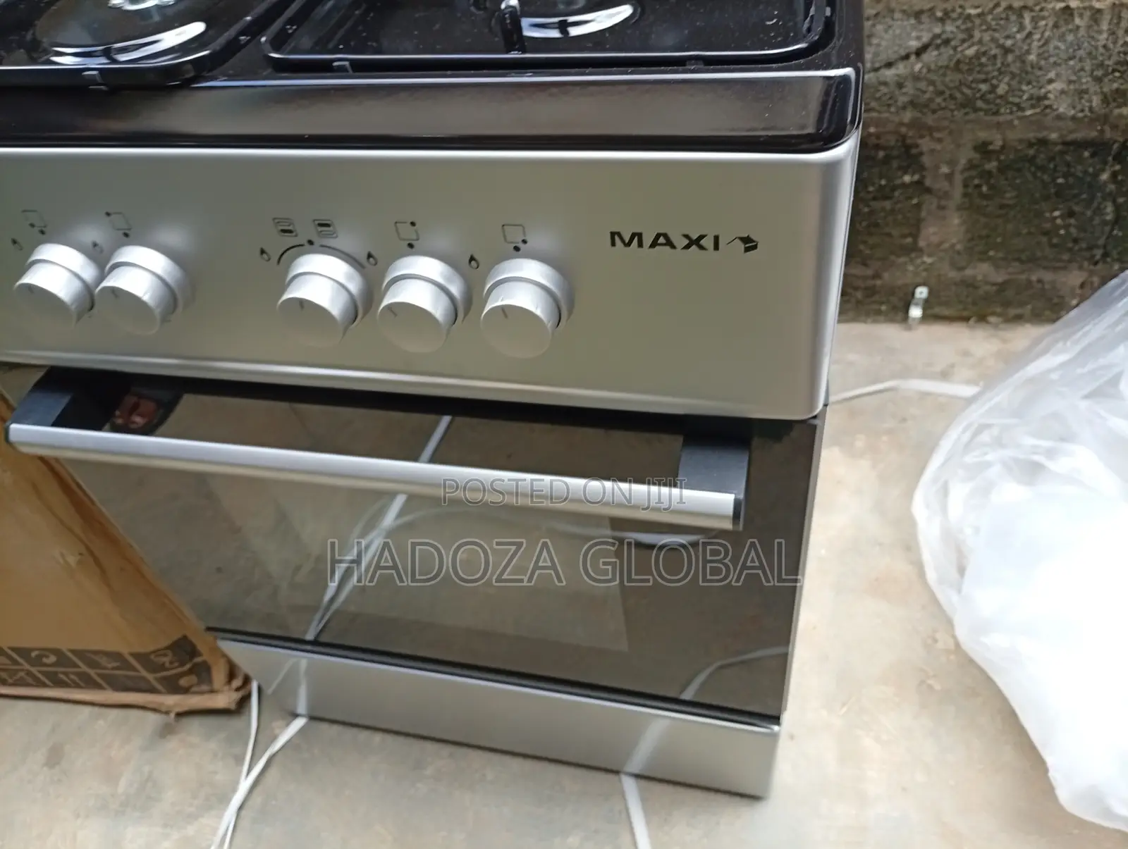 Maxi 60×60 Gas Cooker With Spacious Cooking Area