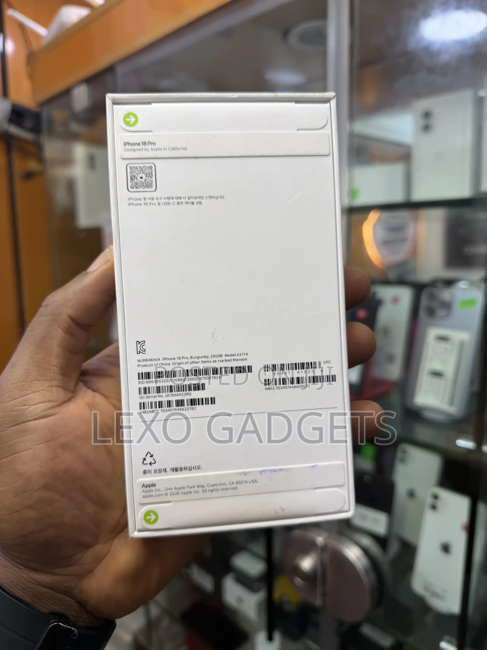 New Apple iPhone 18 Pro 256 GB
