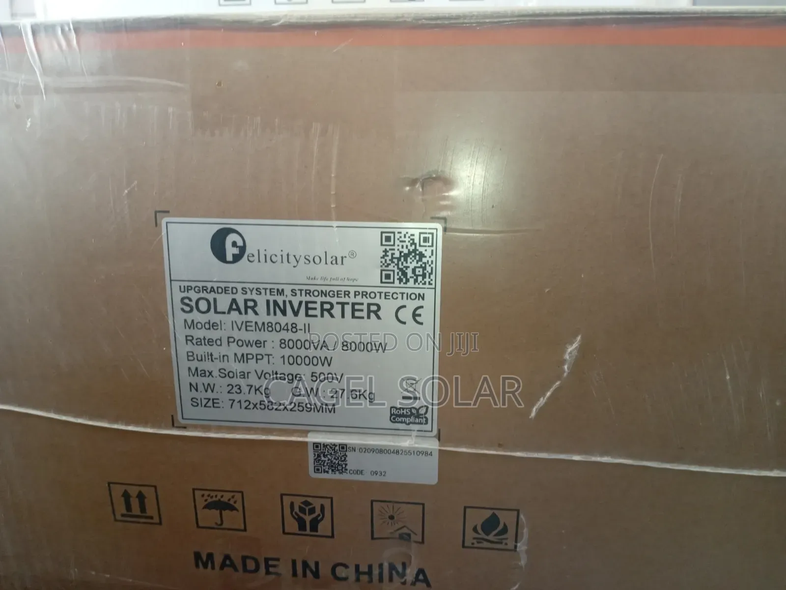 8kva 48V Felicity IVEM Hybrid Inverter - Kano
